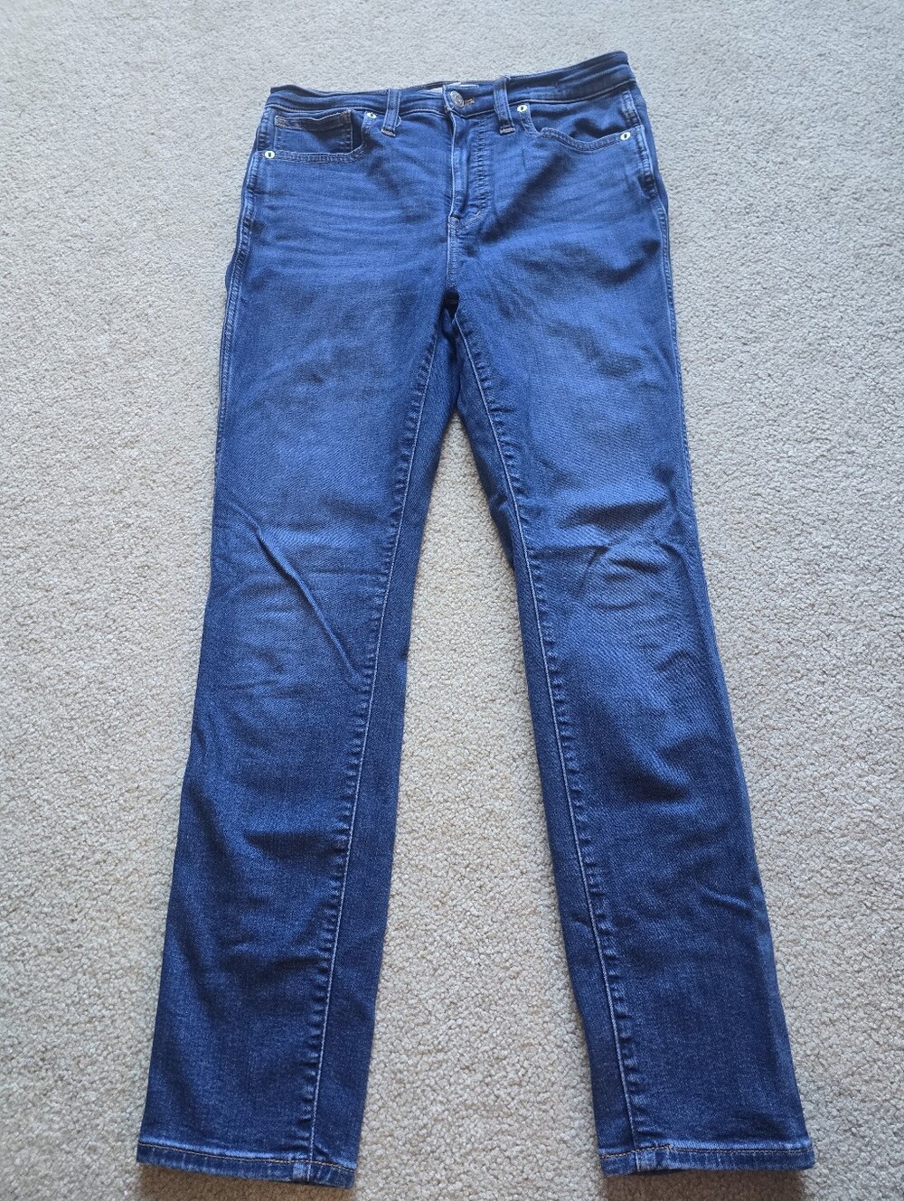 Madewell 10" High-Rise Skinny Jeans Size 28 Blue Denim